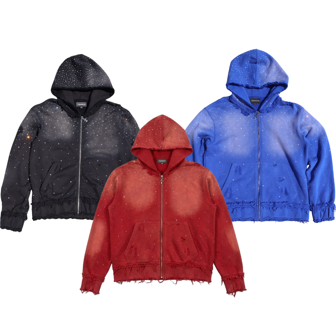 *YYK RHINESTONE HOODIE*