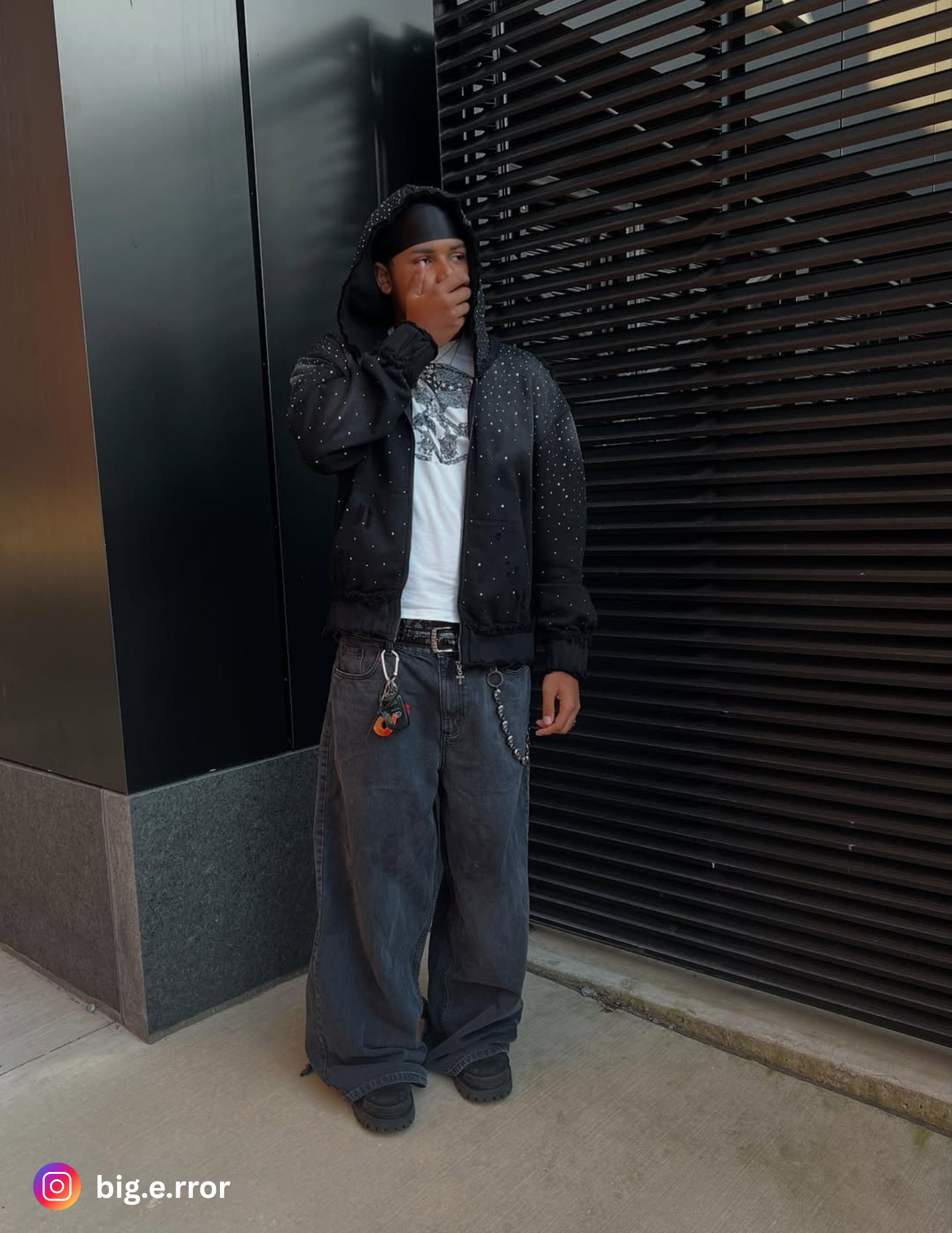 *YYK RHINESTONE HOODIE*